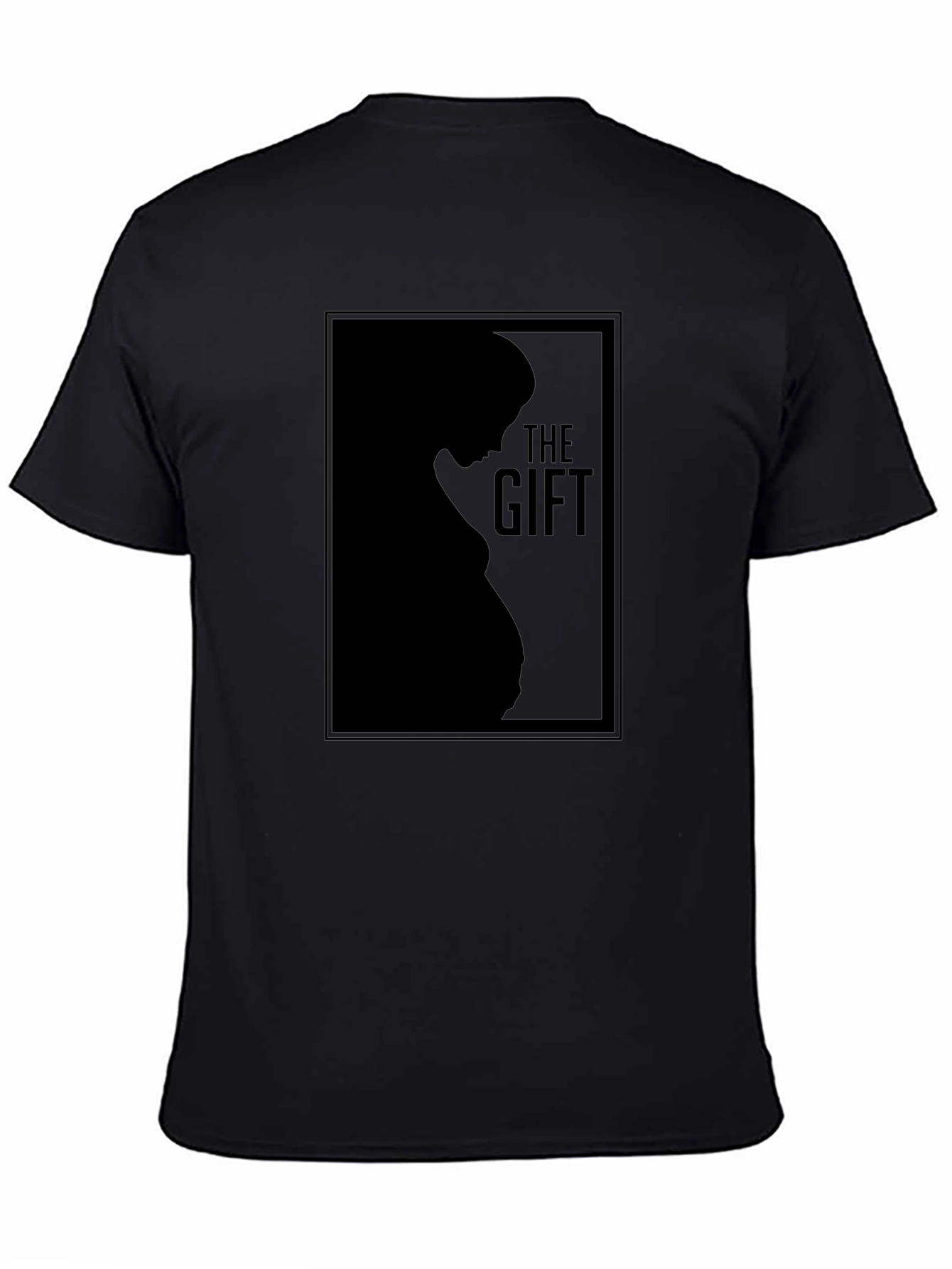The Gift Pregnancy Silhouette T-Shirt - Black