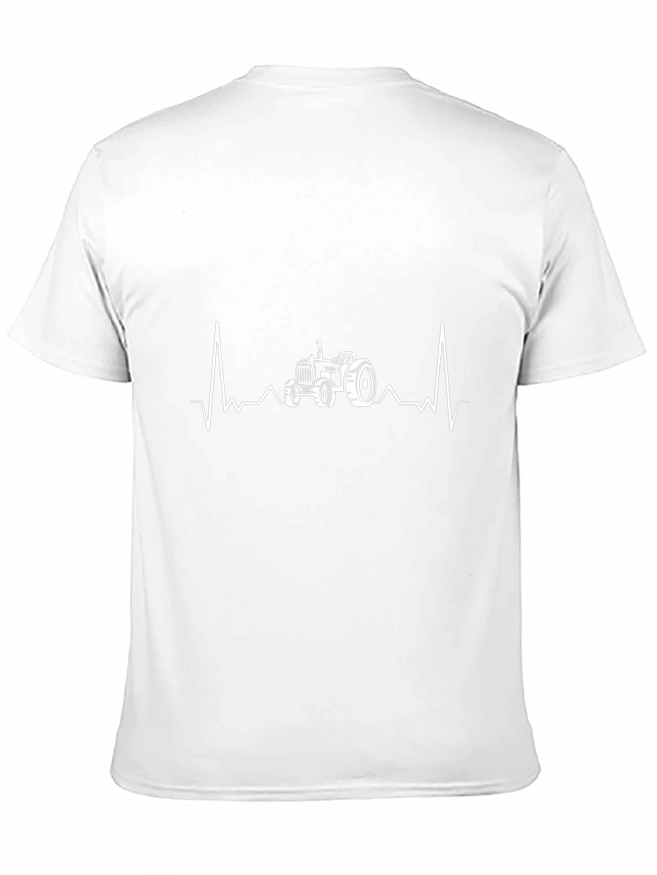 Tractor Heartbeat Graphic Tee - Black