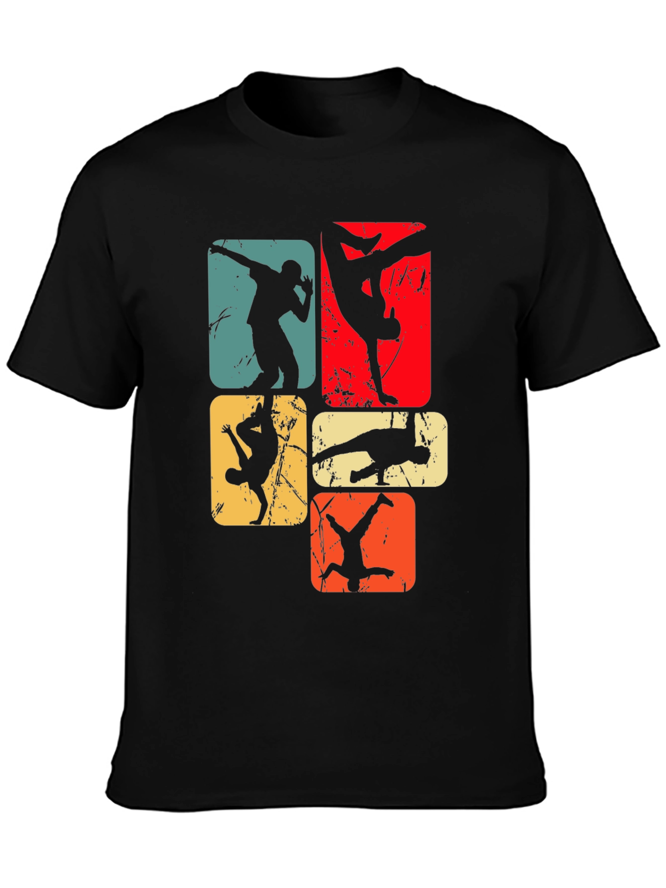 Retro Breakdance Graphic Tee - Cool Street Style T-Shirt