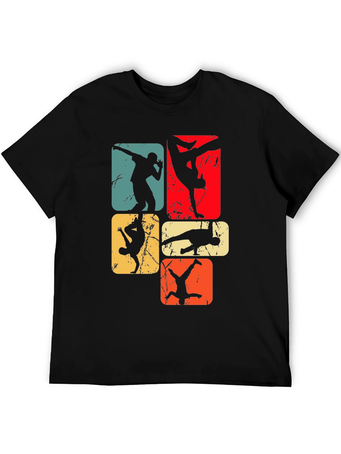 Retro Breakdance Graphic Tee - Cool Street Style T-Shirt