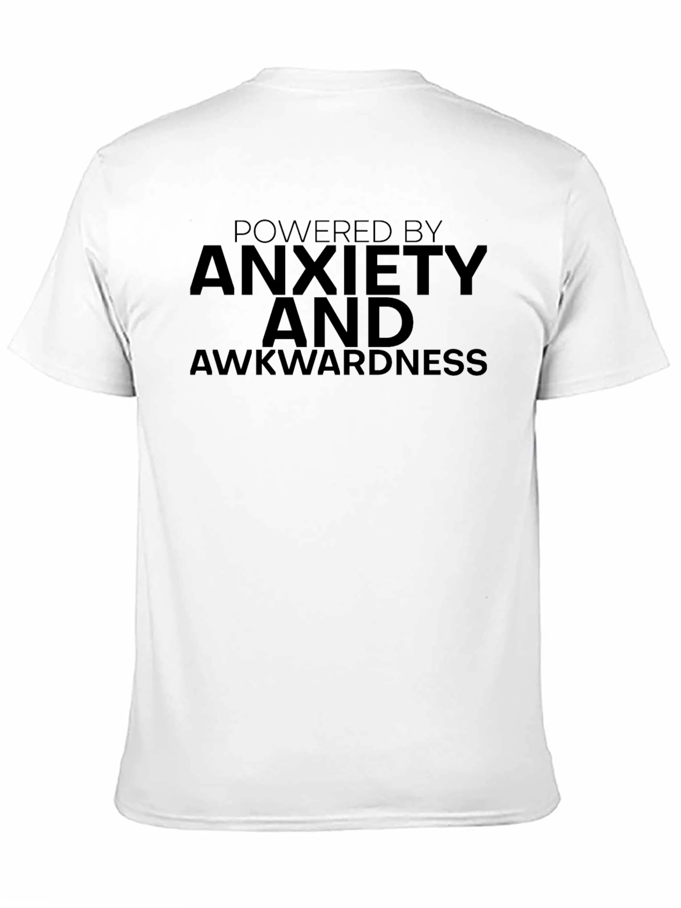 Anxiety & Awkwardness Graphic Tee - Funny Slogan Shirt