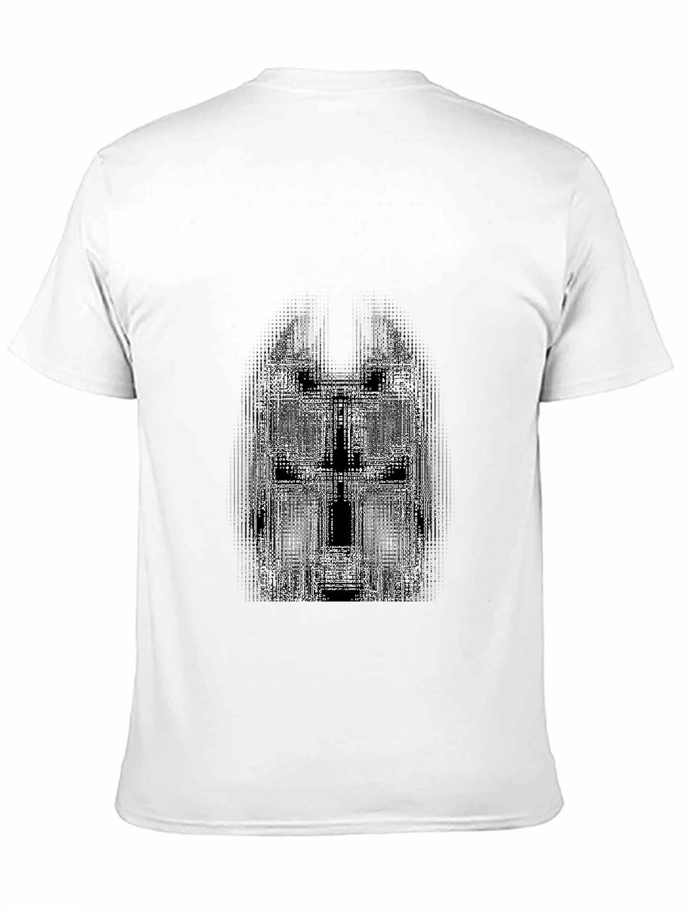 Abstract Graphic Print Black T-Shirt for Men