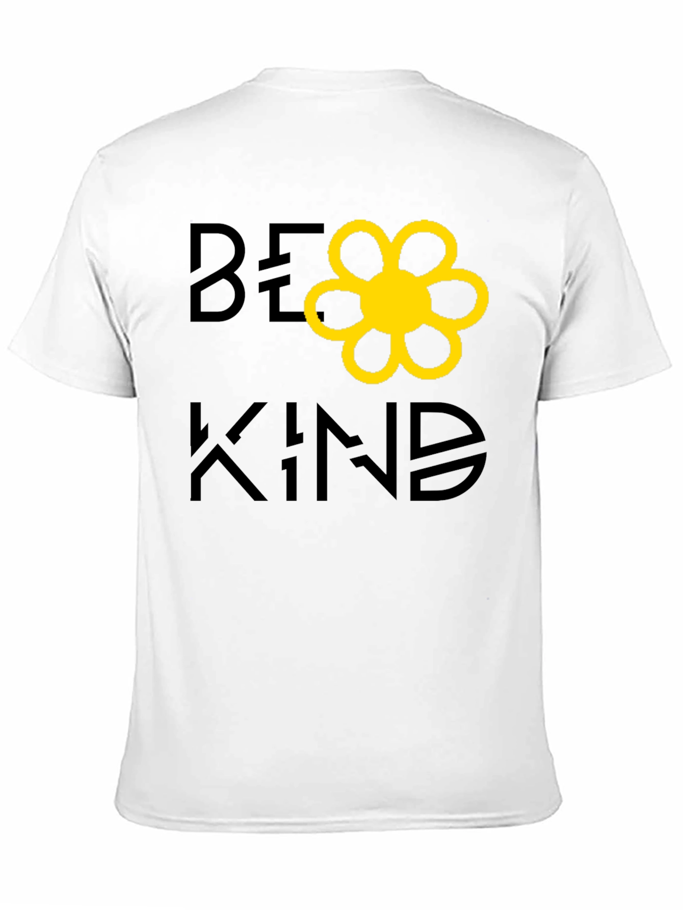 Be Kind Graphic Tee - Black Cotton Casual T-Shirt