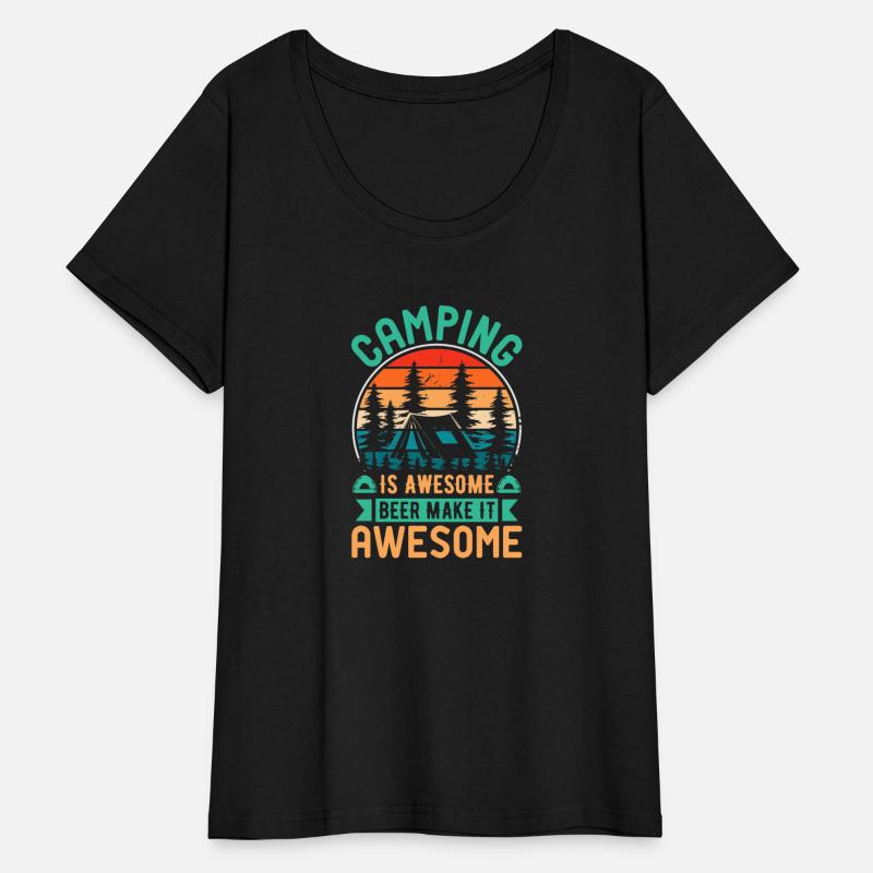 Camping Is Awesome Beer Make It