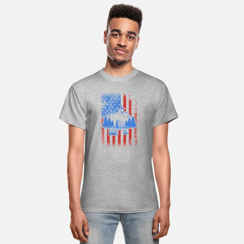 Camping USA Flag