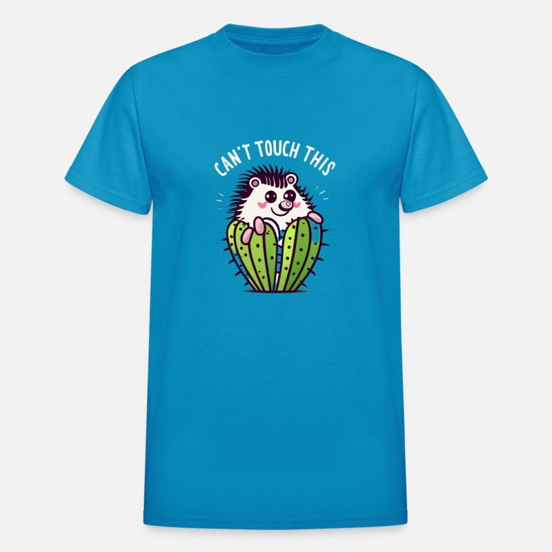 cant touch this, Hedgehog in cactus t-shirt