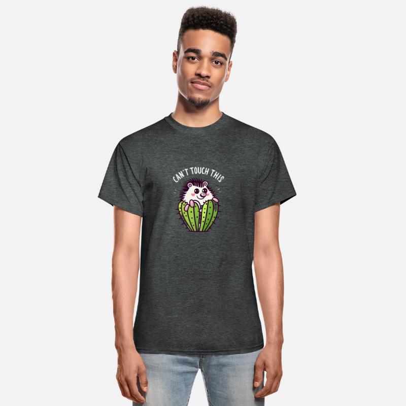 cant touch this, Hedgehog in cactus t-shirt