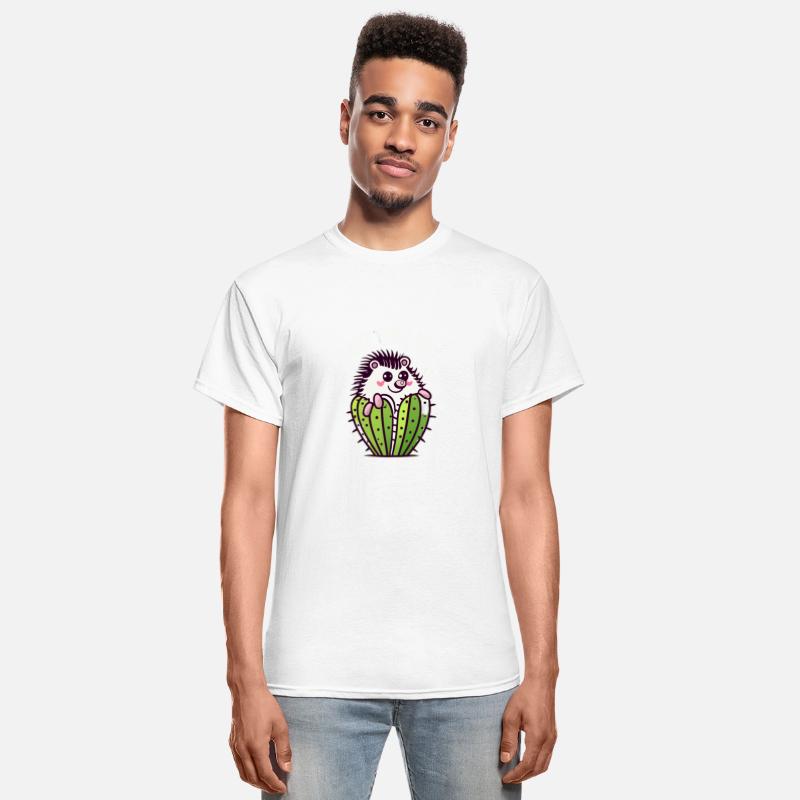 cant touch this, Hedgehog in cactus t-shirt