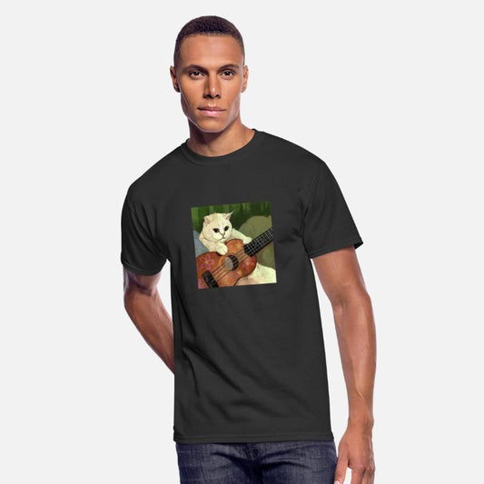 Cat Guitar Player Meme Guitarist Kitty Funny Music