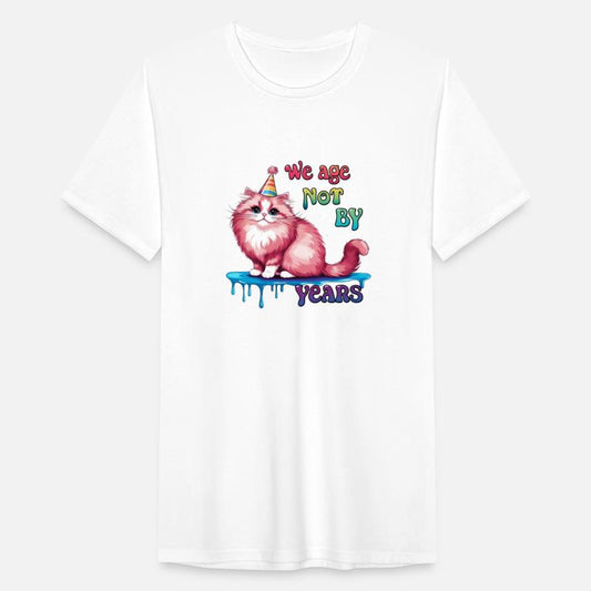 Cat : We Age Not by Years: A Timeless Quote Design