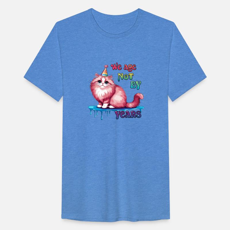 Cat : We Age Not by Years: A Timeless Quote Design