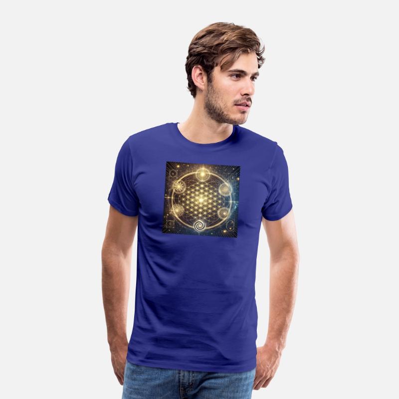 Celestial Harmony: The Golden Flower of Life