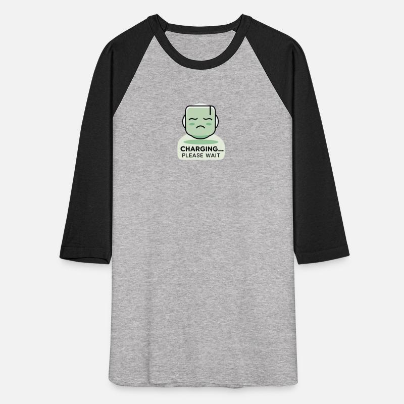 Charging… Please Wait – Funny Low Battery T-Shirt