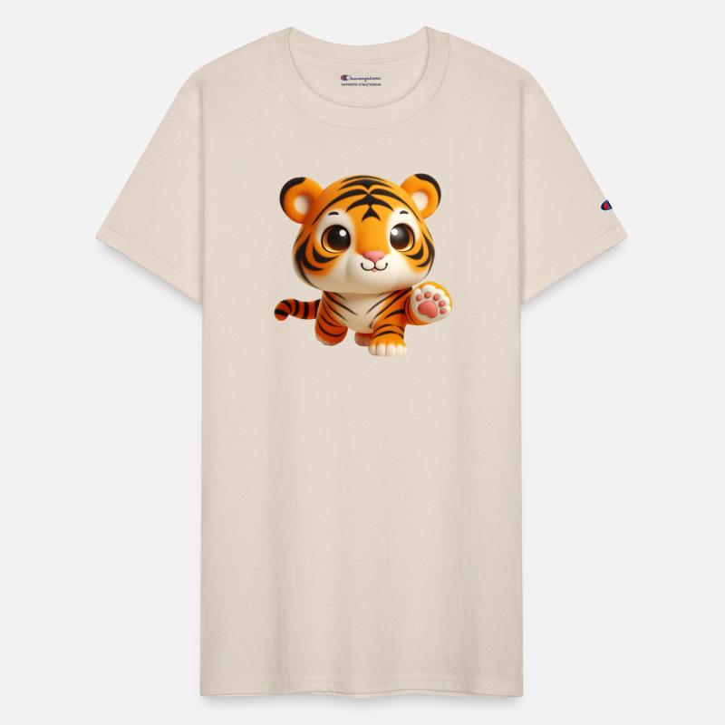 Charming Baby Tiger in Playful Pose