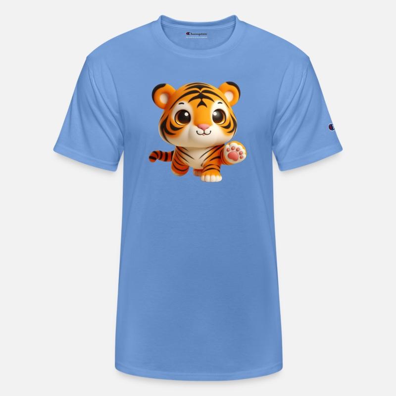 Charming Baby Tiger in Playful Pose