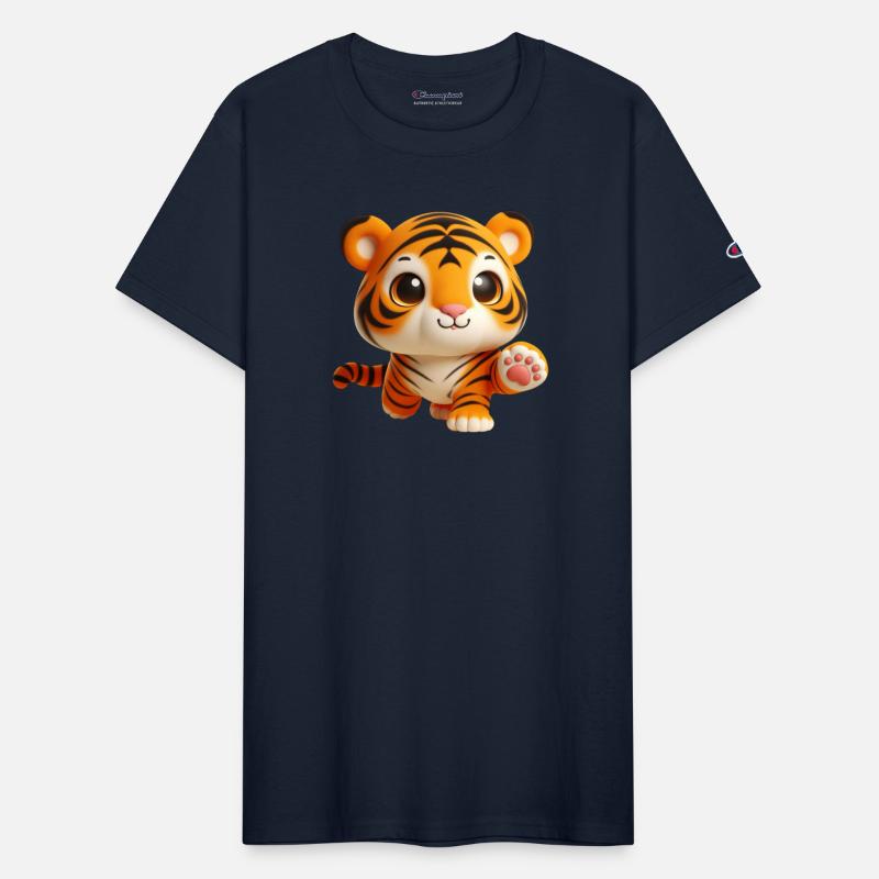 Charming Baby Tiger in Playful Pose