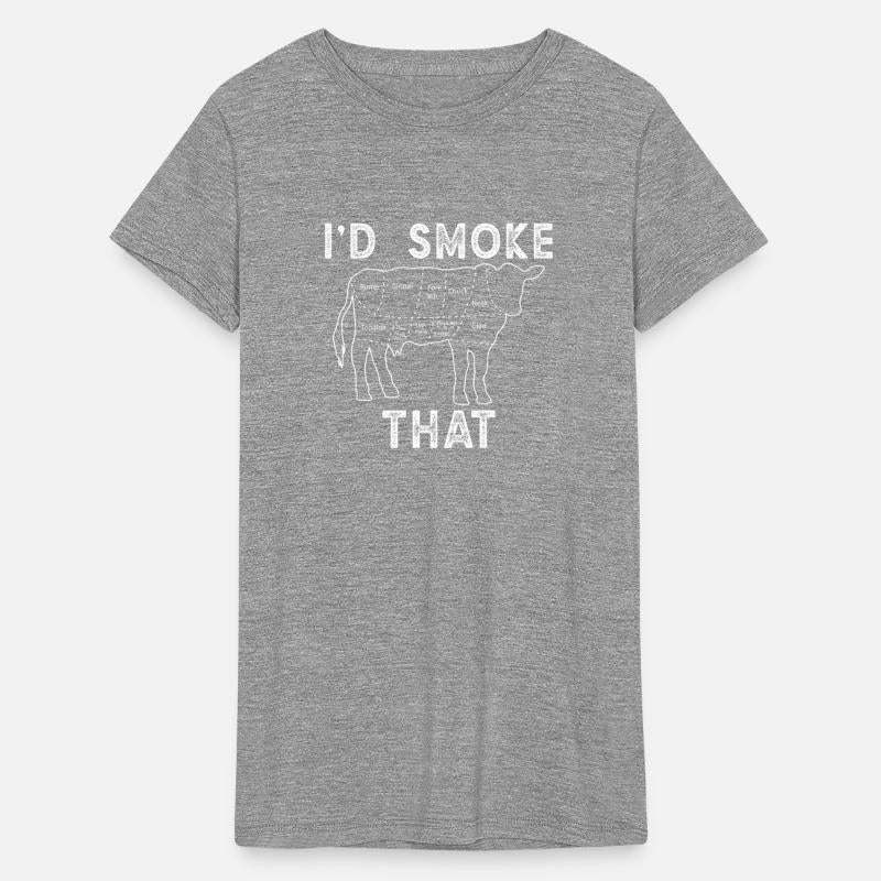 Chef Butcher Cook BBQ I d Smoke That Cow Beef