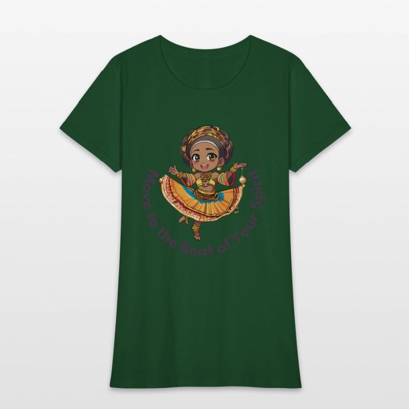 Chibi Afro Dancer – Spirit in Motion