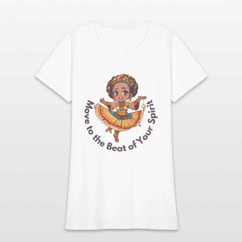 Chibi Afro Dancer – Spirit in Motion