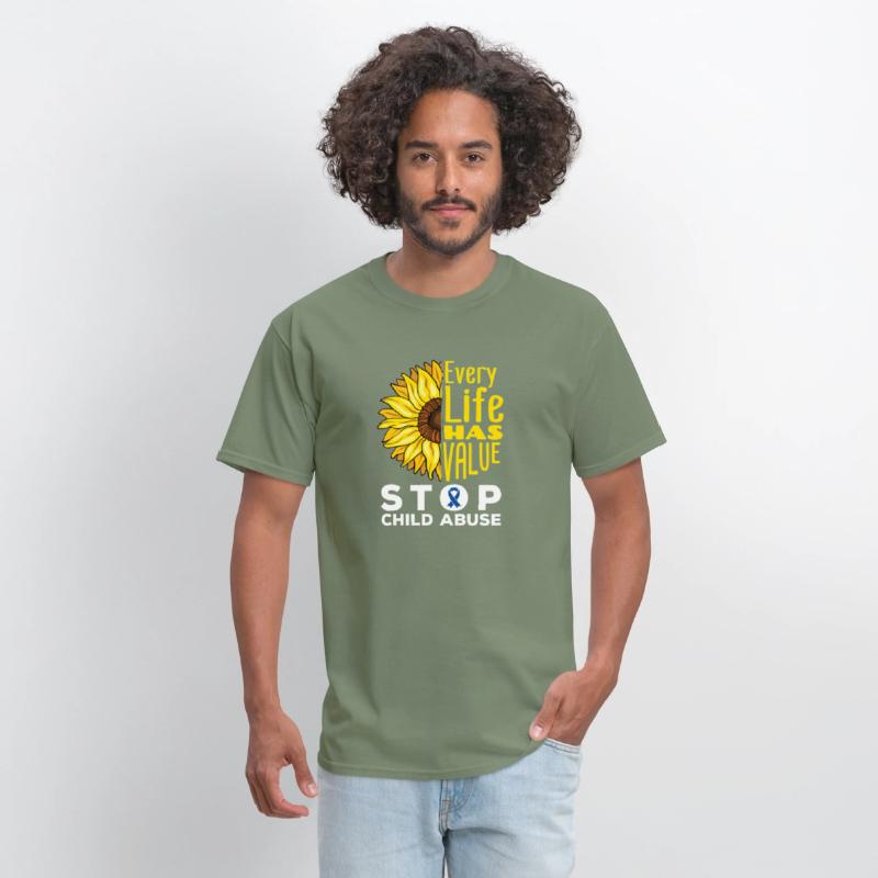 Child Abuse Awareness Sunflower