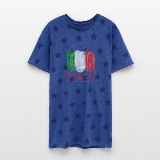 Child like Crayon Illustration Of The Italian Flag