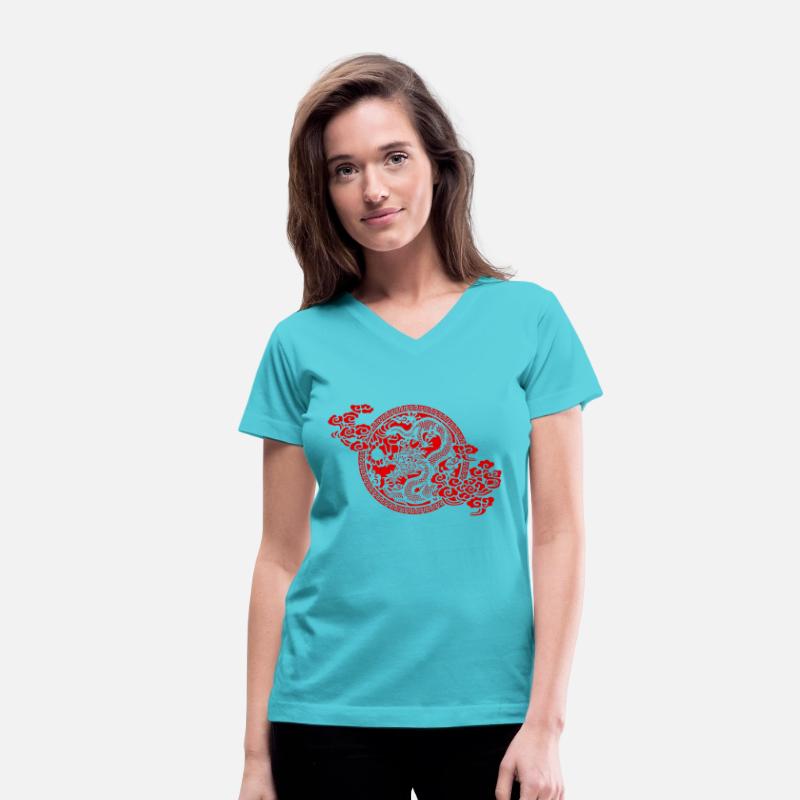 Chinese Traditional Dragon and Cloud