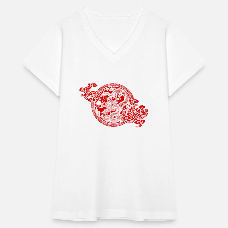 Chinese Traditional Dragon and Cloud