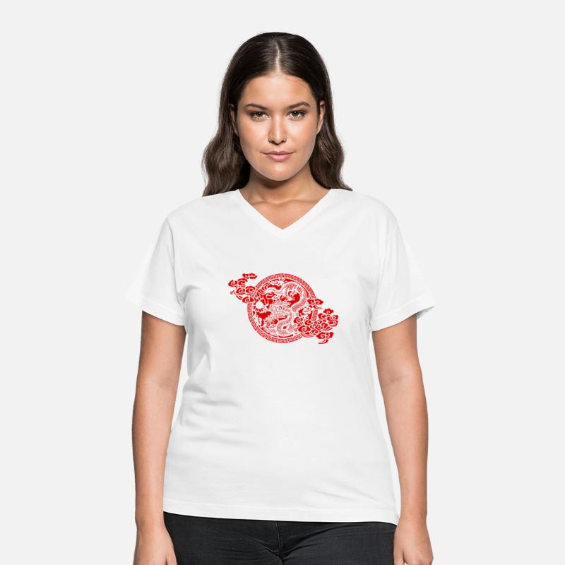 Chinese Traditional Dragon and Cloud