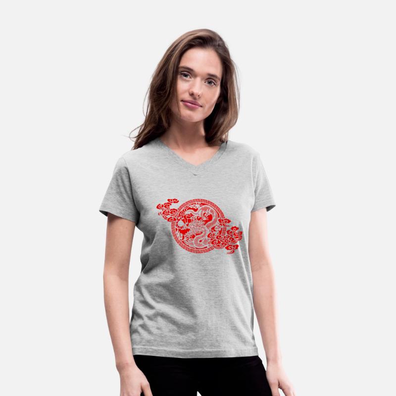 Chinese Traditional Dragon and Cloud