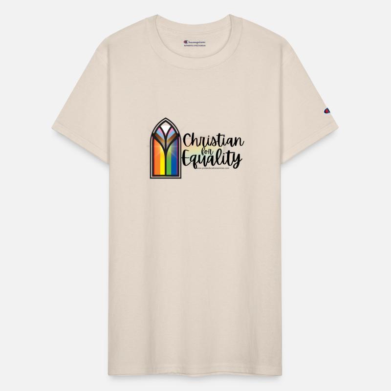 Christian for Equality stained glass