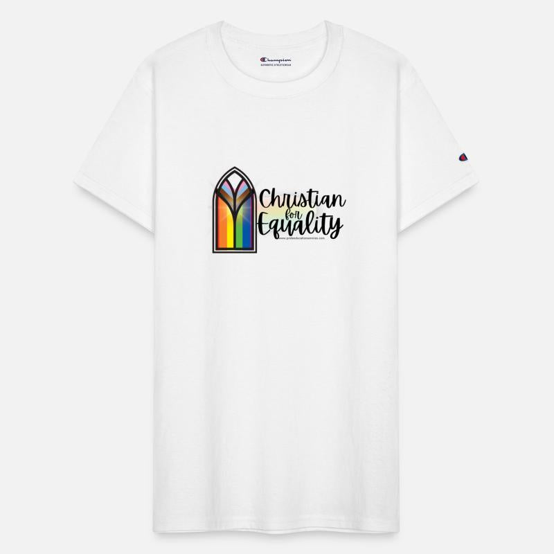 Christian for Equality stained glass