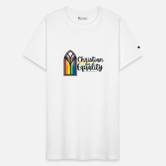 Christian for Equality stained glass