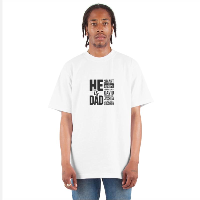 Christian He is Dad Bible Hero Tribute