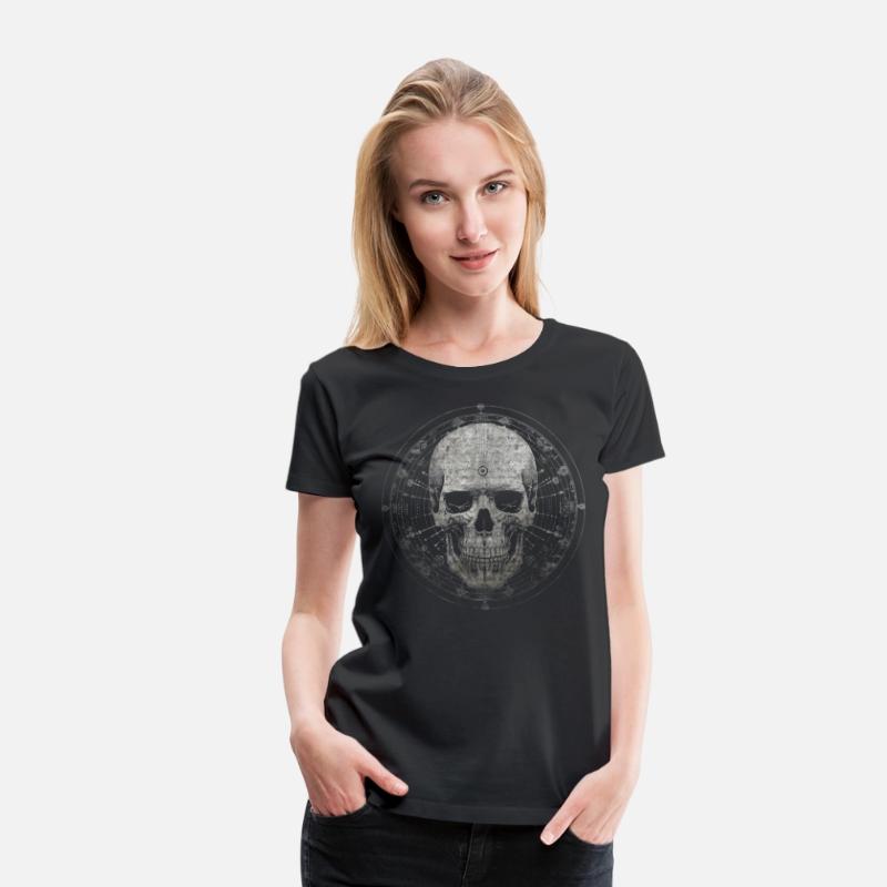 Circle Skull Dark Gothic