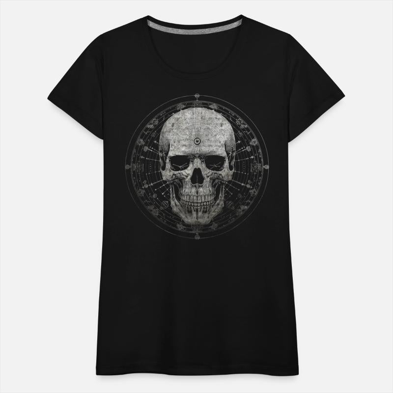 Circle Skull Dark Gothic