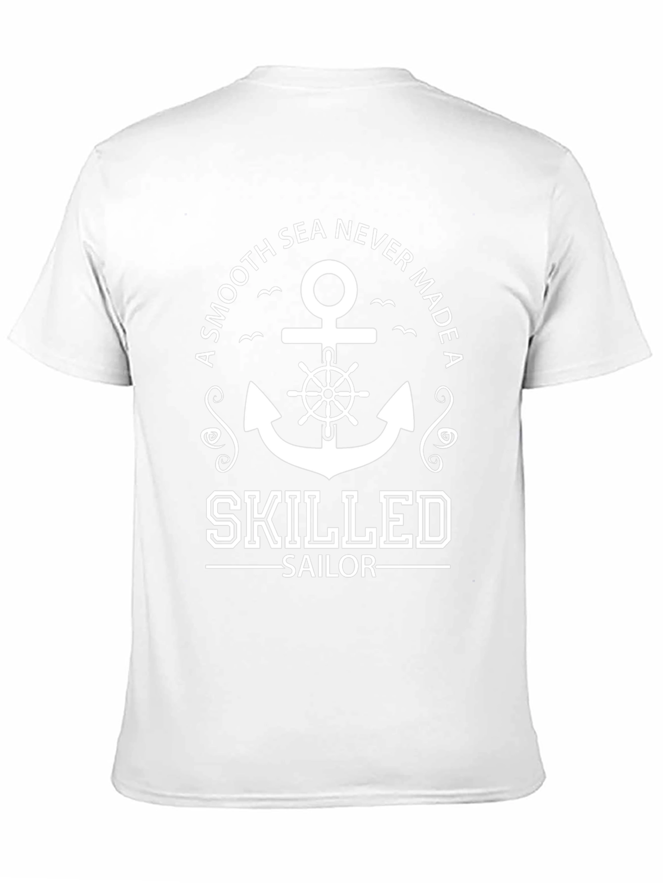 Skilled Sailor Anchor Graphic Black T-Shirt