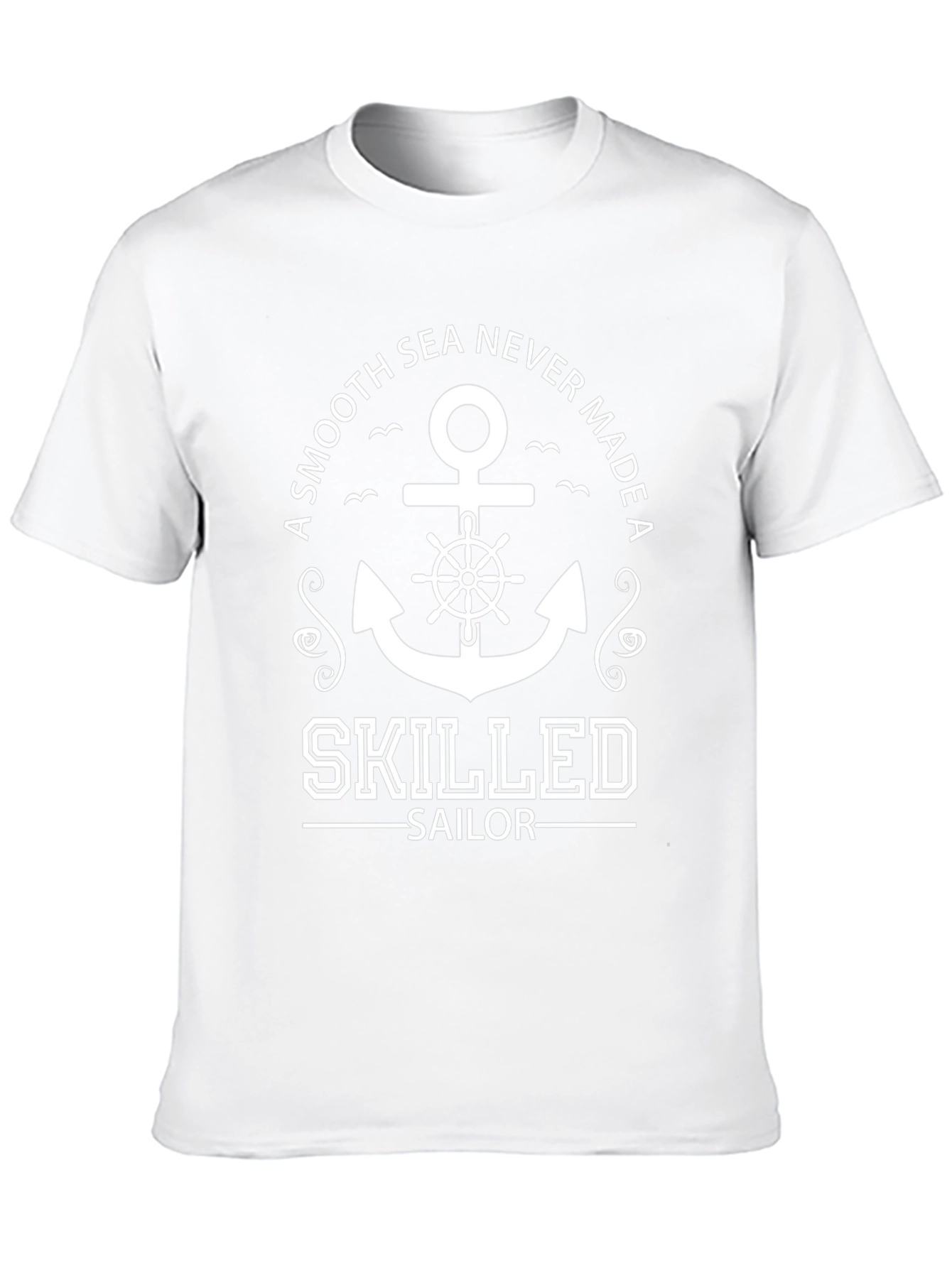 Skilled Sailor Anchor Graphic Black T-Shirt