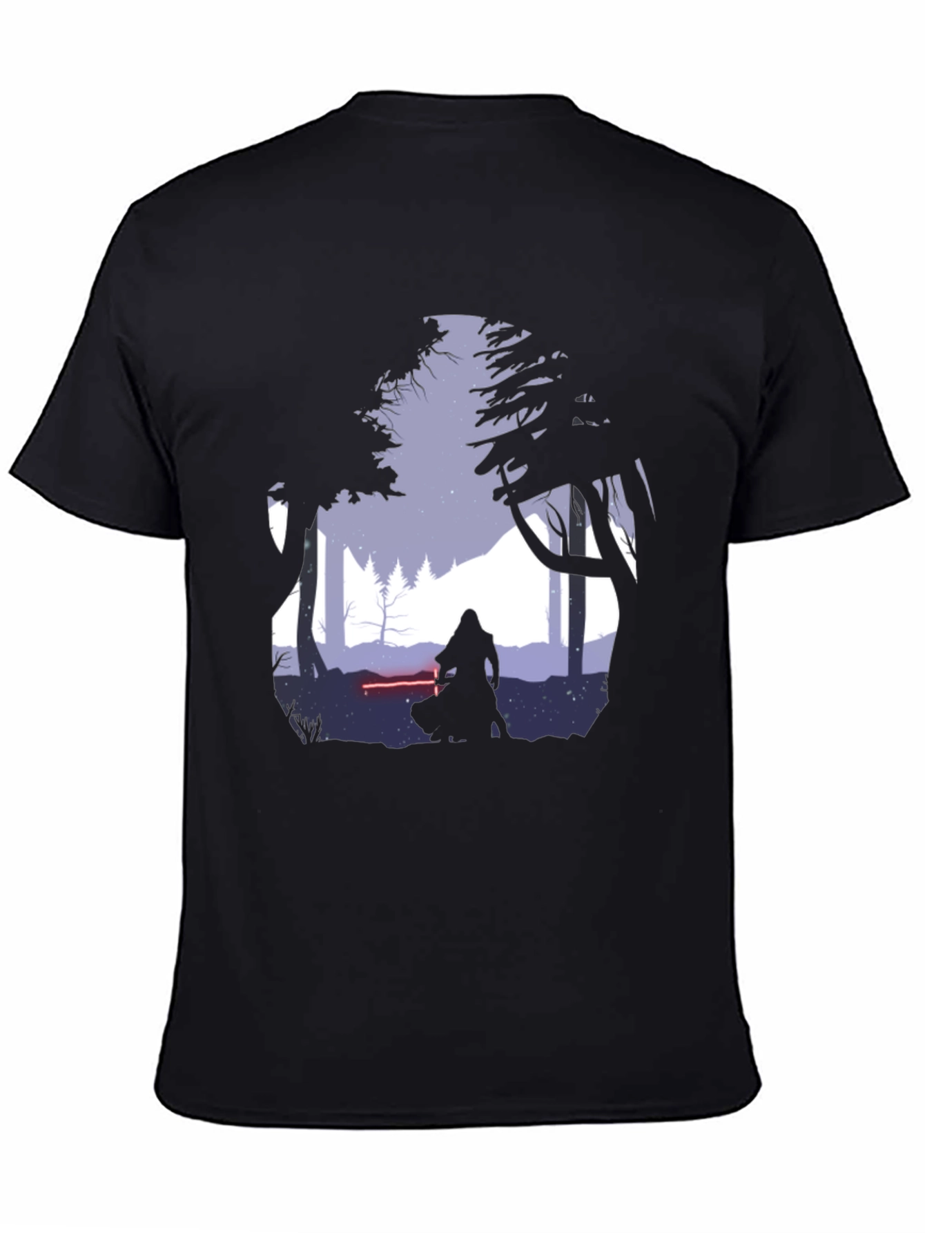 Silhouette Warrior Graphic T-Shirt