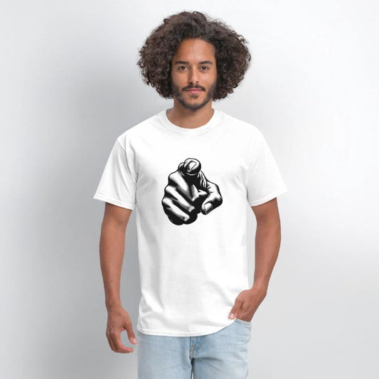 Classic Hand Position Precise Index Finger Gesture