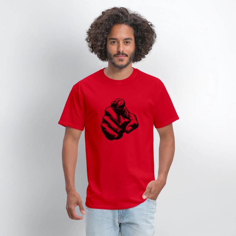 Classic Hand Position Precise Index Finger Gesture