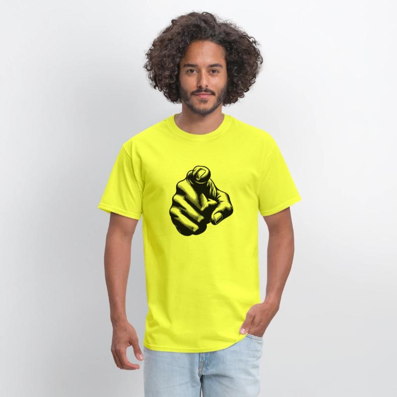 Classic Hand Position Precise Index Finger Gesture