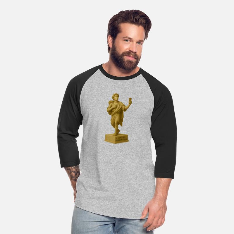 Classical Philosopher Pose T-Shirt Design