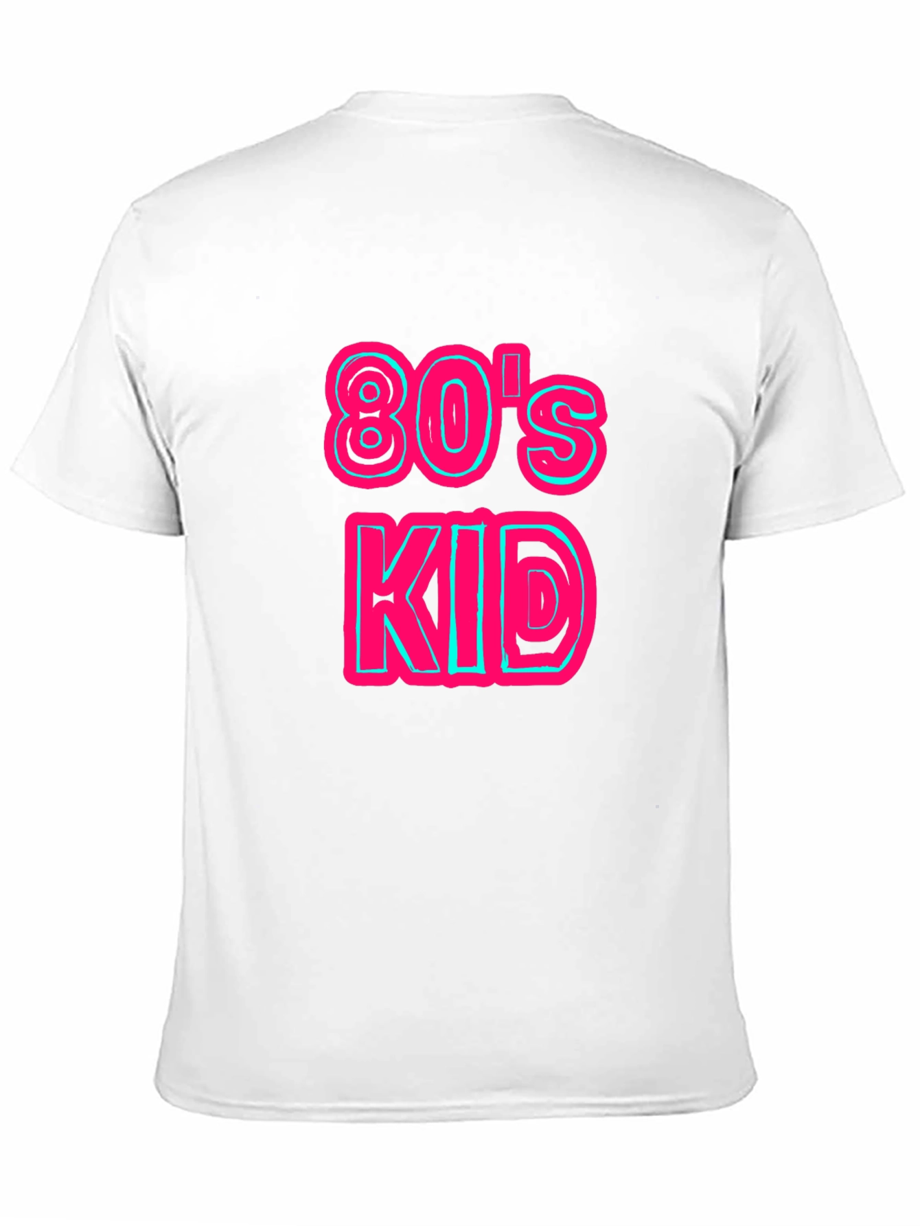 Retro 80s Kid Graphic Tee - Black