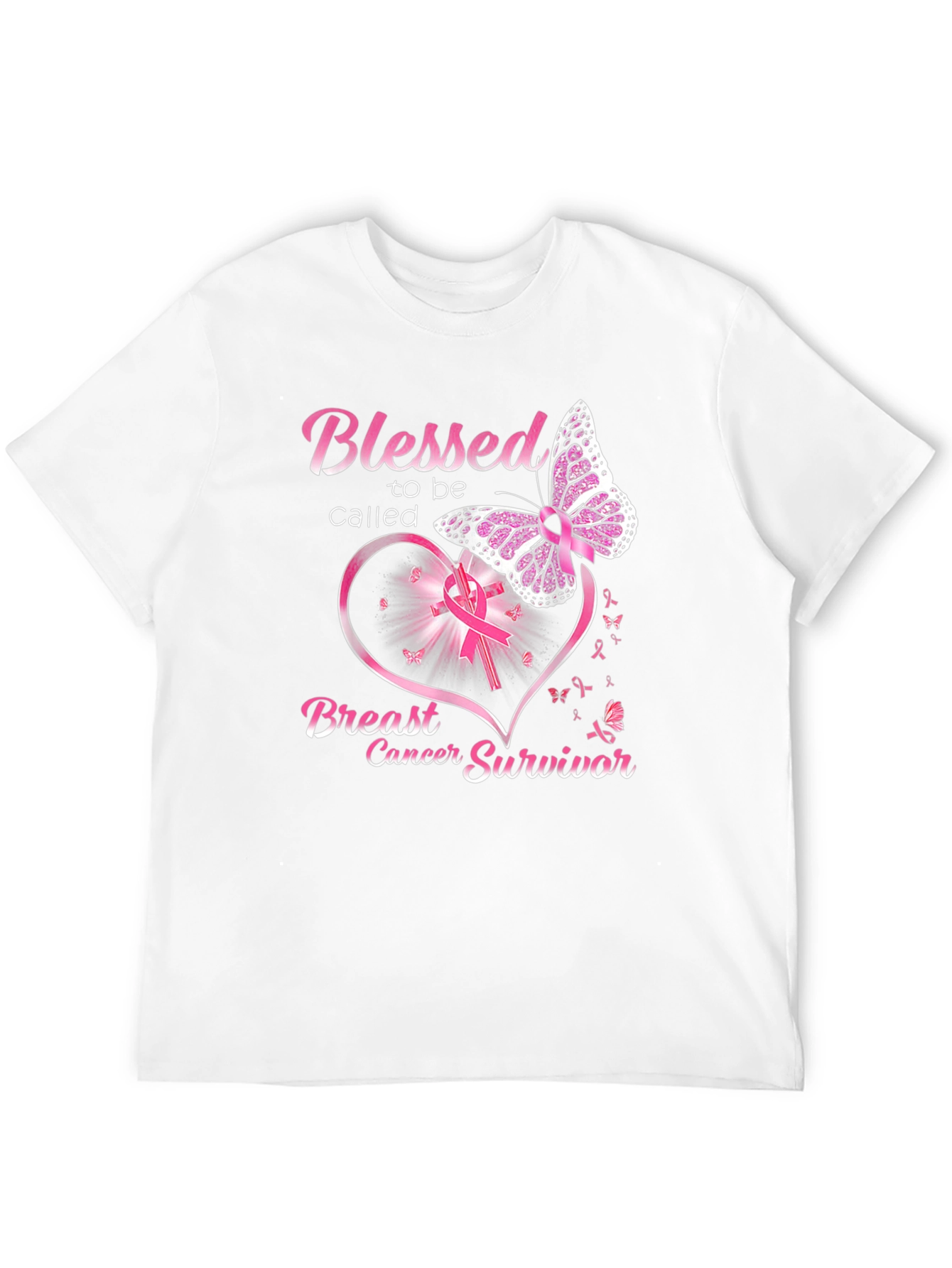 Breast Cancer Survivor Butterfly T-Shirt