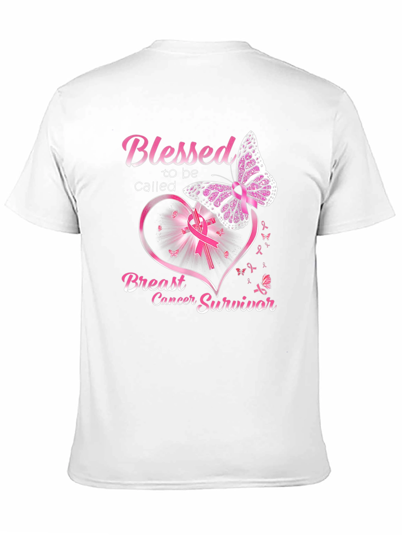 Breast Cancer Survivor Butterfly T-Shirt