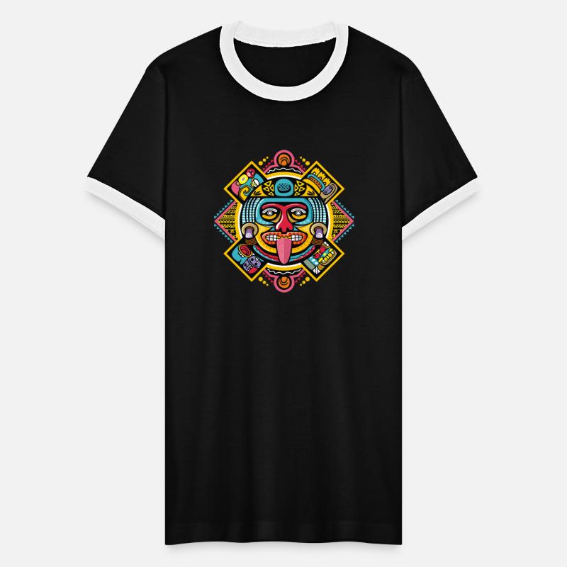 Colorful Aztec Illustration: Ethnic Ornament