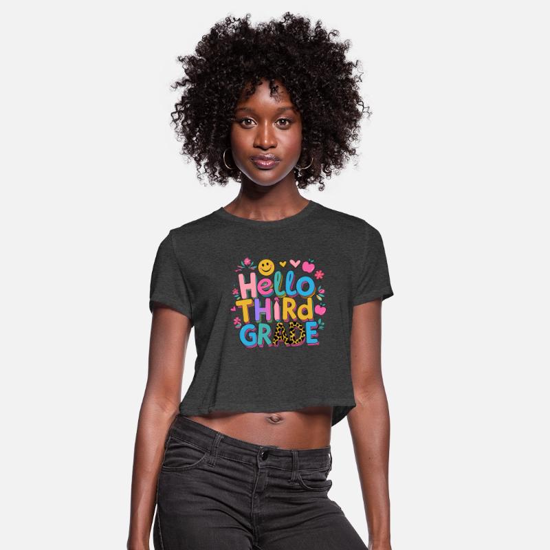 Colorful Hello Third Grade Design