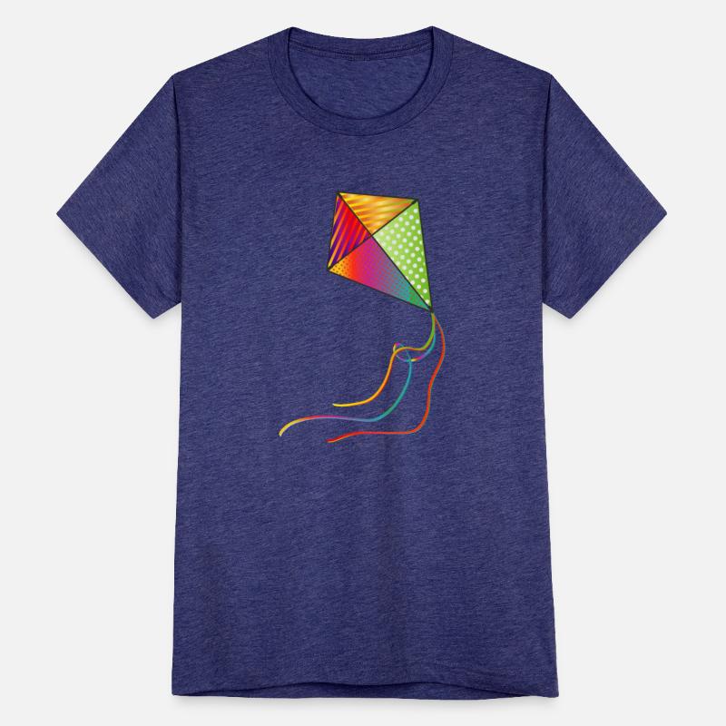 colorful kite flies with colorful ribbons in autum