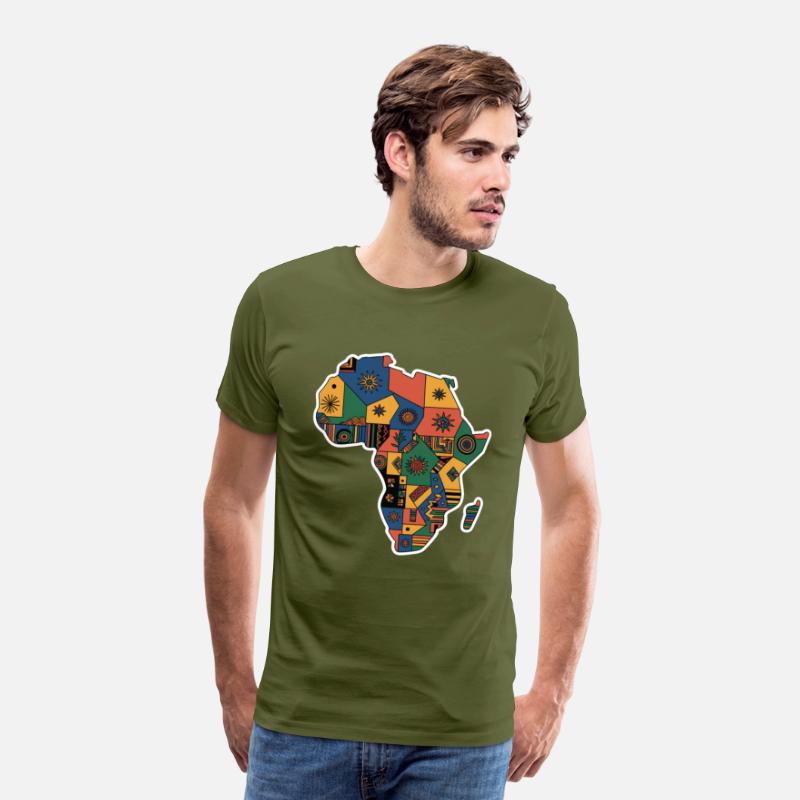 Colorful Map Of Africa