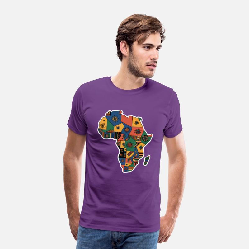 Colorful Map Of Africa